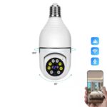 V380 WiFi 1080P Night Vision WiFi PT Bulb Indoor CCTV Camera