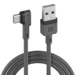 Konnect L POR-1081 Fast Charging 3A Type-C Cable 1.2Meter with Charge & Sync Function for All Type-C Devices (Grey)