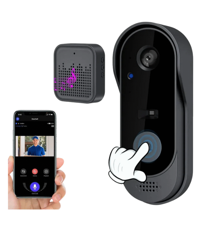 Smart Wireless Video Doorbell Security Camera